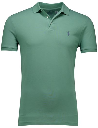 Polo Ralph Lauren Polo Ralph Lauren Custom Slim Fit poloshirt groen