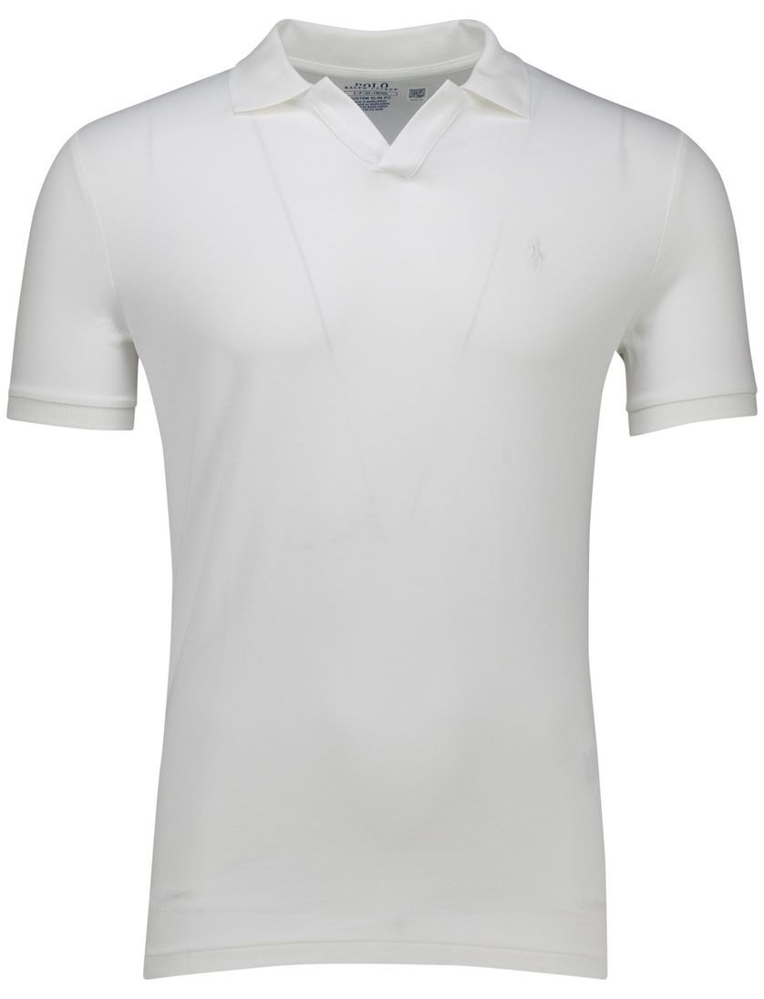 elegante witte Polo Ralph Lauren polo custom slim fit