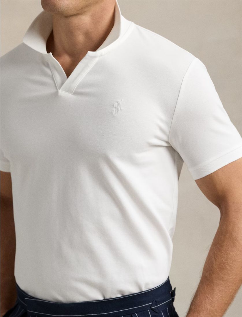 elegante witte Polo Ralph Lauren polo custom slim fit