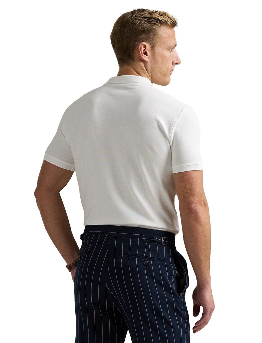 elegante witte Polo Ralph Lauren polo custom slim fit