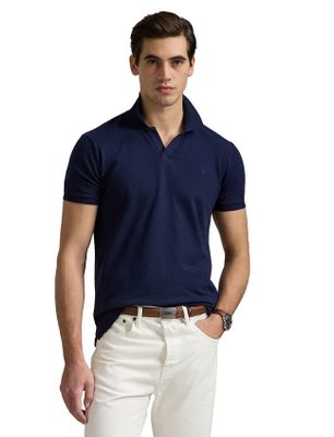Polo Ralph Lauren Donkerblauw Polo Ralph Lauren poloshirt custom slim fit v-hals