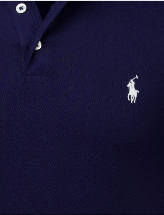 Polo Ralph Lauren polo donkerblauw mesh