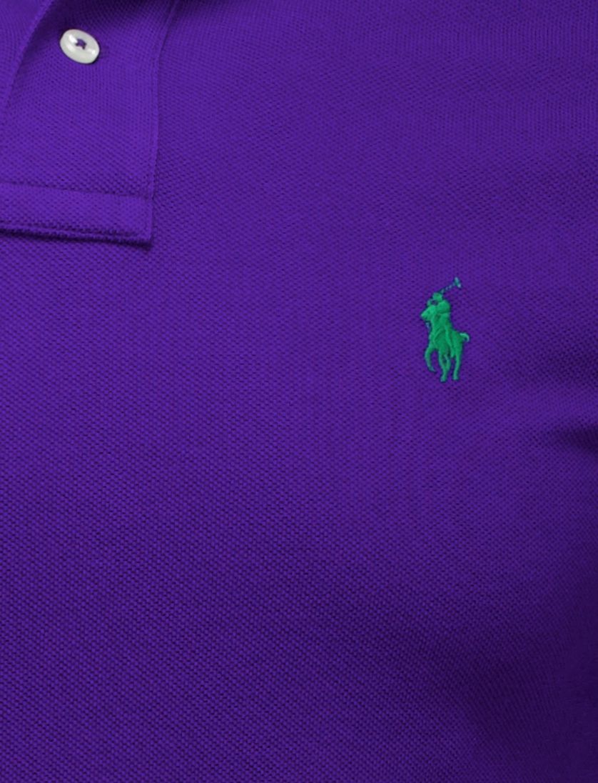 paars klassiek Poloshirt Ralph Lauren