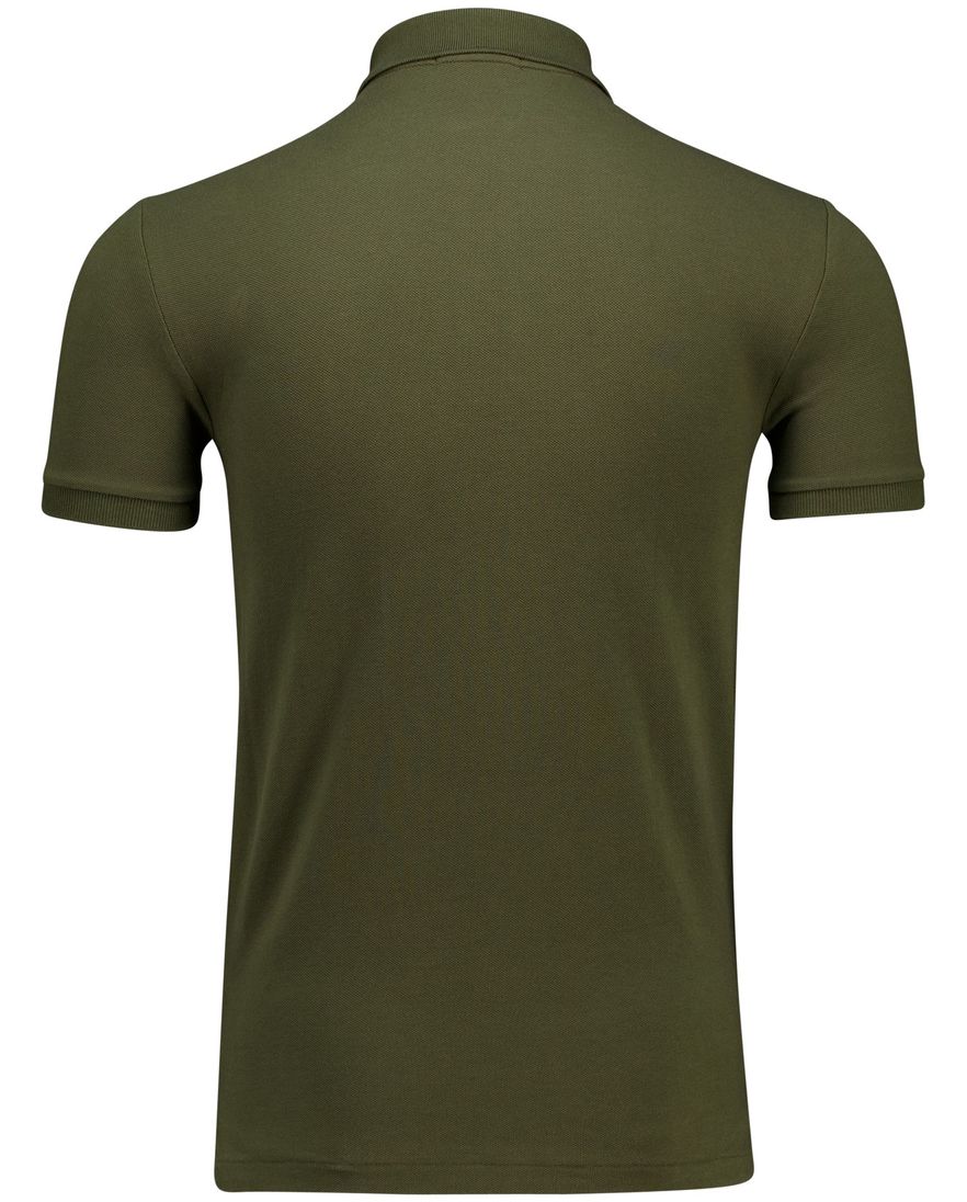Polo Ralph Lauren Slim Fit polo groen pique katoen