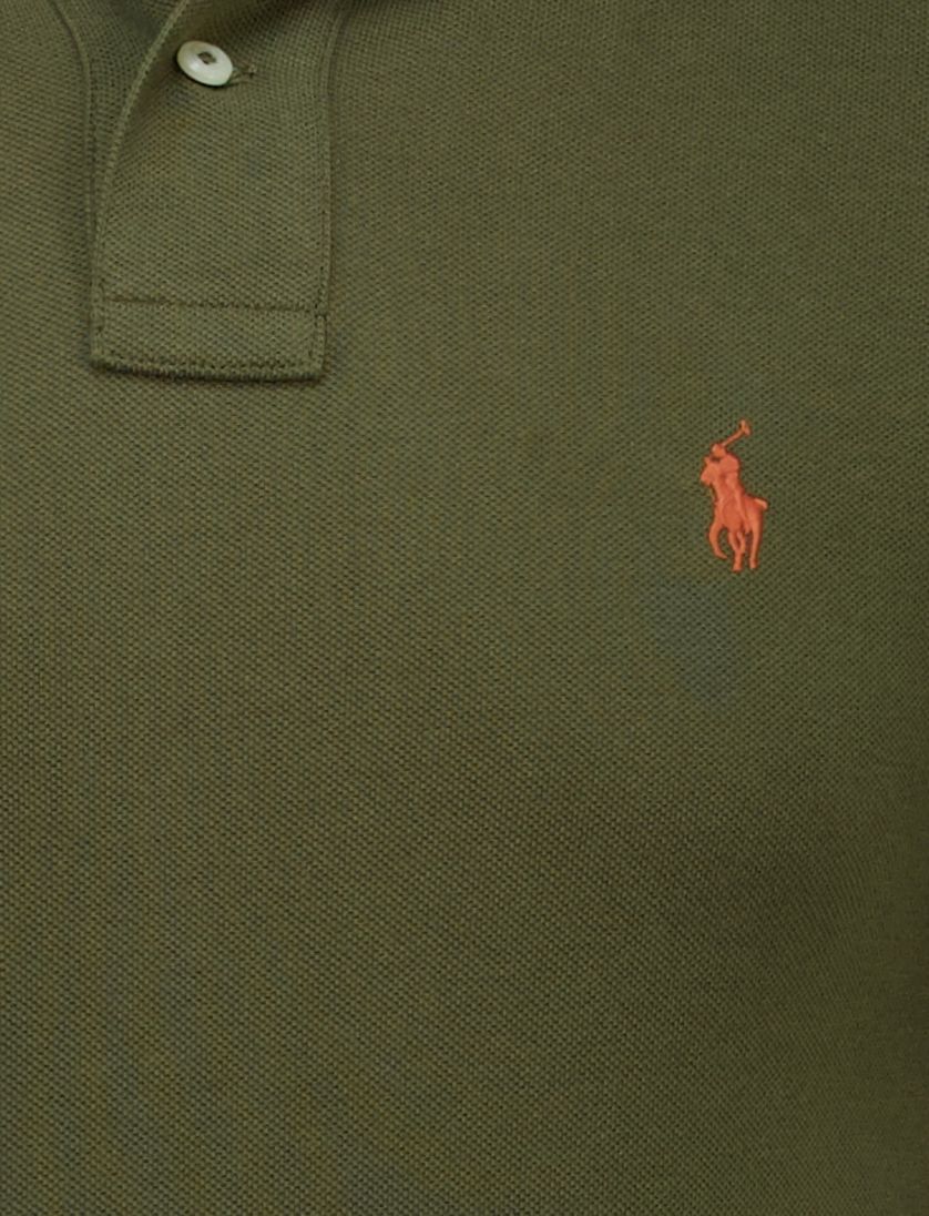 Polo Ralph Lauren polo groen pique effen