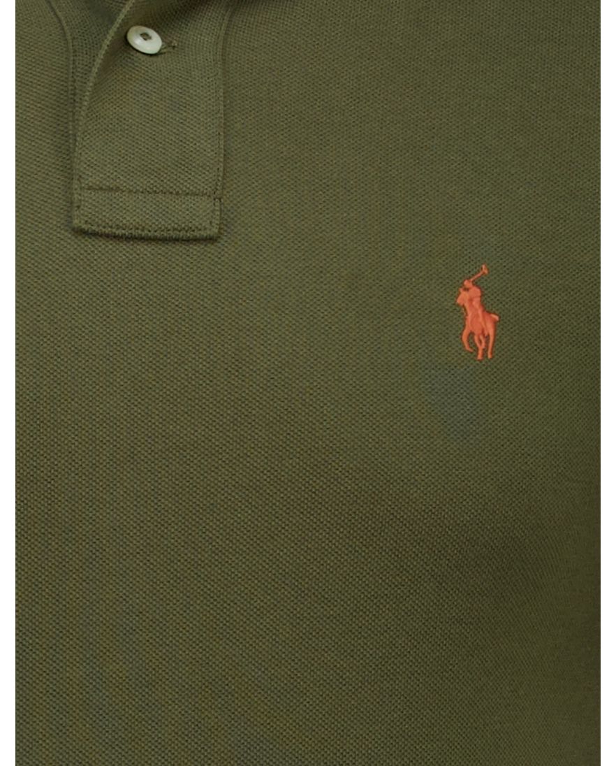 Polo Ralph Lauren Slim Fit polo groen pique katoen