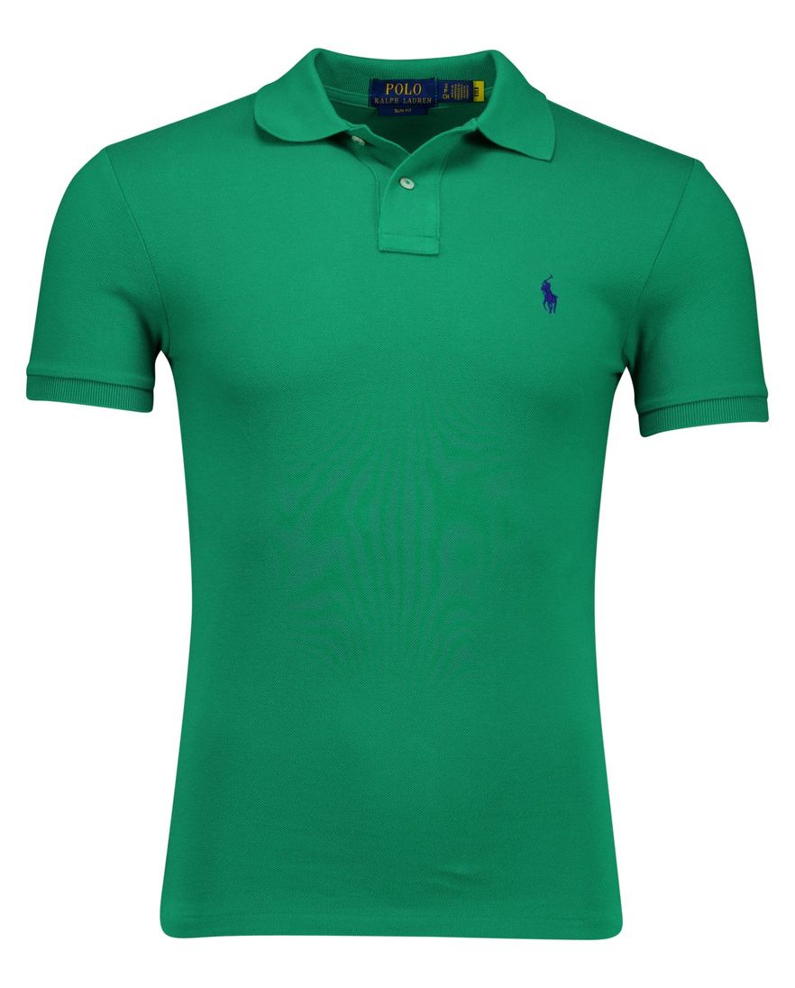 Polo Ralph Lauren polo groen slim fit effen