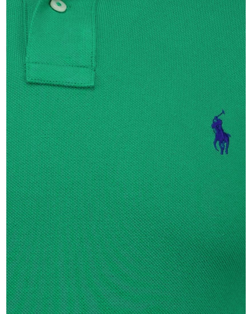 Polo Ralph Lauren polo groen slim fit effen
