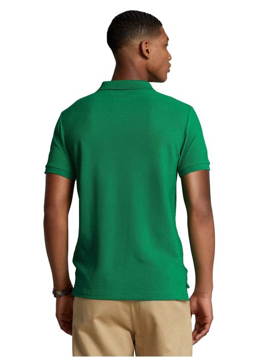 Polo Ralph Lauren polo groen slim fit mesh