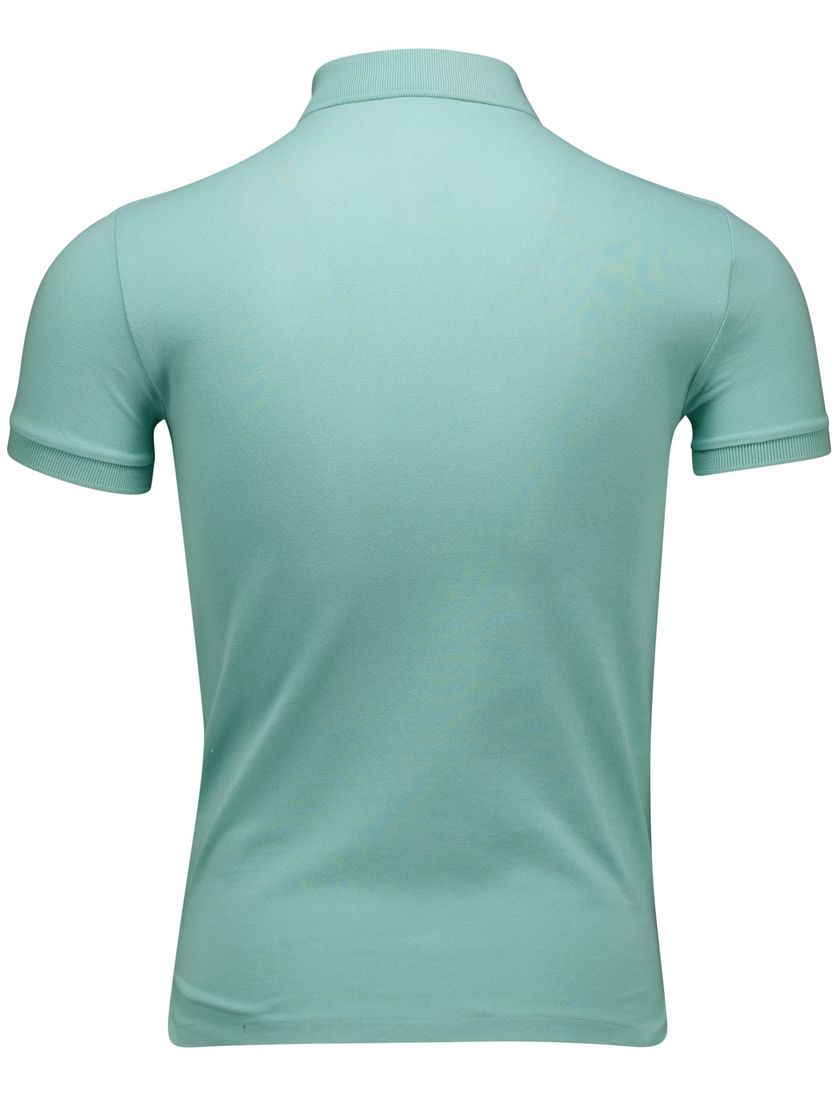 groen poloshirt korte mouw Polo Ralph Lauren Slim Fit