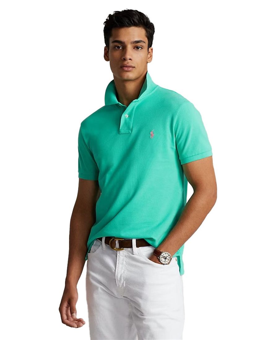 Polo Ralph Lauren Slim Fit polo sunset green pique