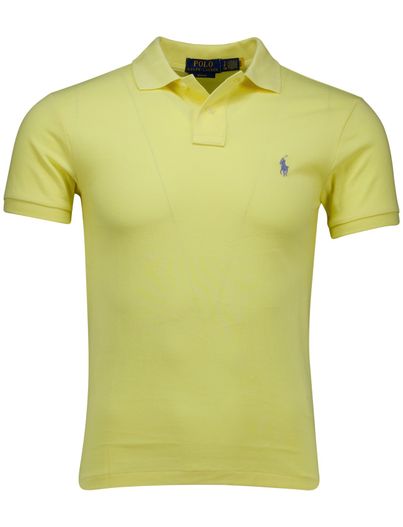 Polo Ralph Lauren Polo Ralph Lauren Slim Fit geel poloshirt
