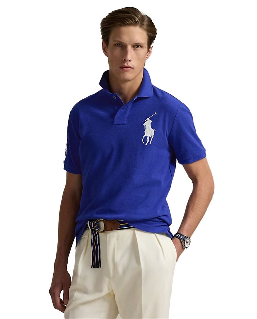 Polo Ralph Lauren polo blauw effen normale fit katoen