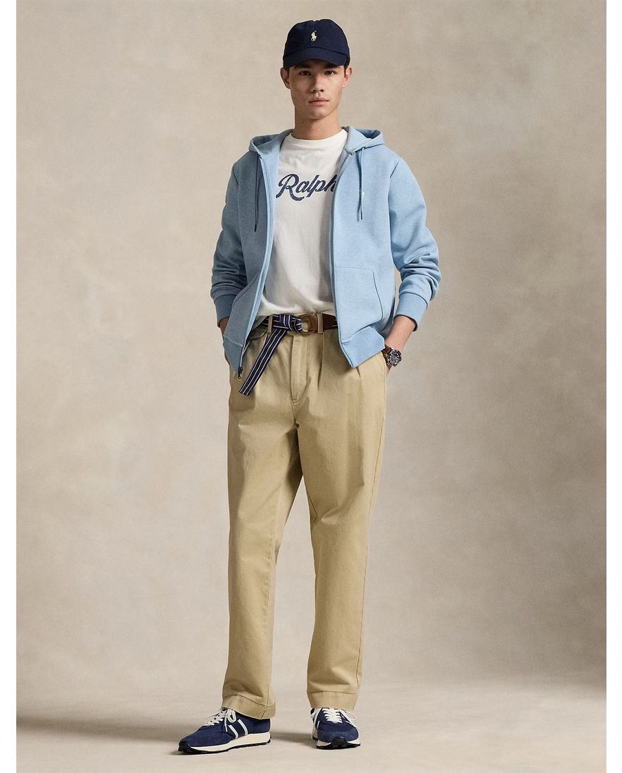 katoenen Polo Ralph Lauren vest blauw gemeleerd