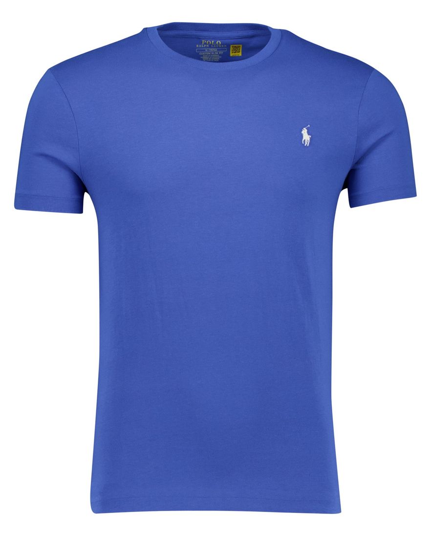Polo Ralph Lauren Custom Slim Fit t-shirt blauw