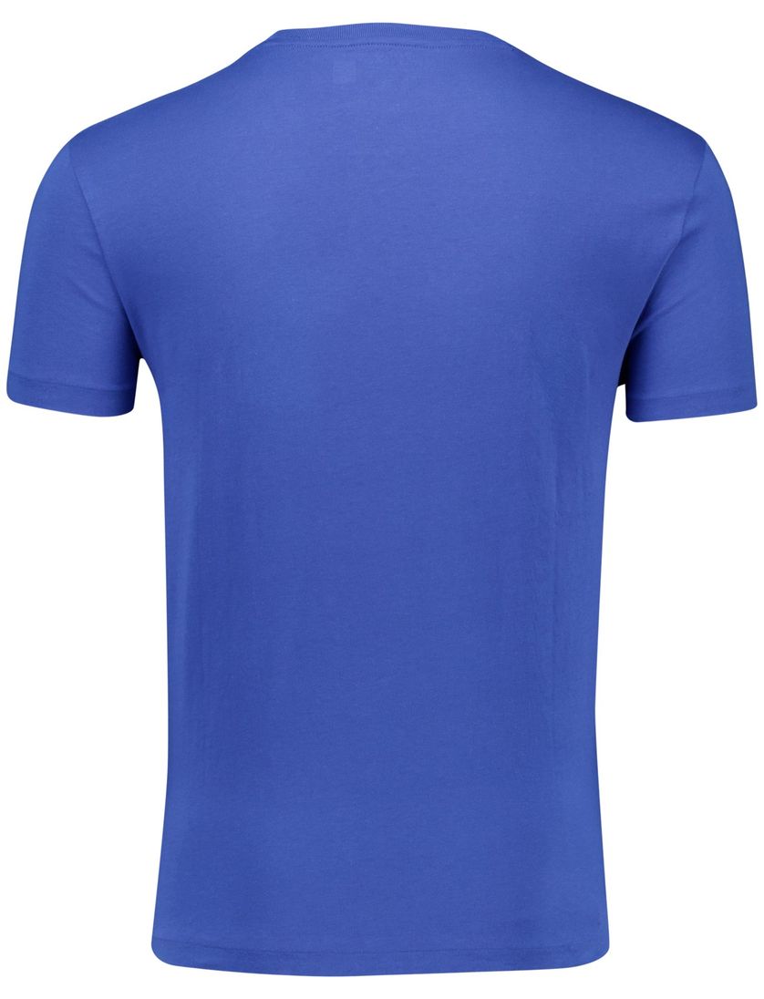 t-shirt Polo Ralph Lauren Slim Fit blauw katoen