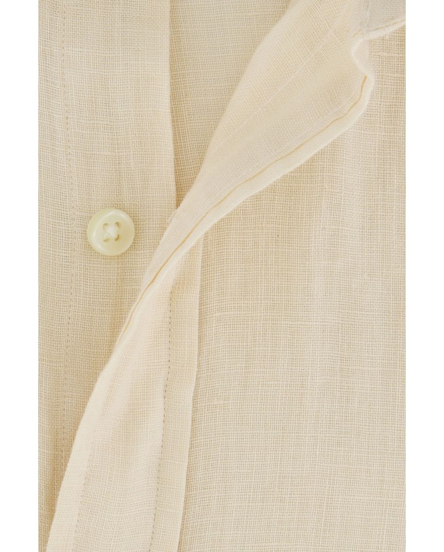 Polo Ralph Lauren overhemd creme 100% linnen slim fit