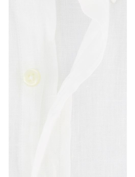 Polo Ralph Lauren overhemd wit slim fit linnen