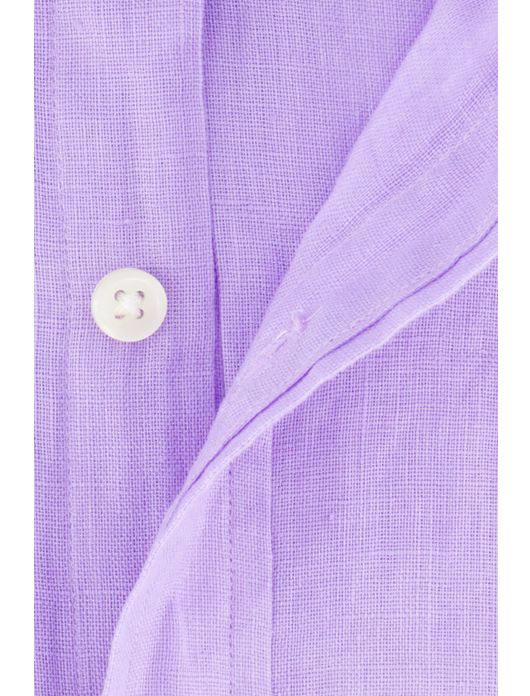 Polo Ralph Lauren overhemd paars linnen