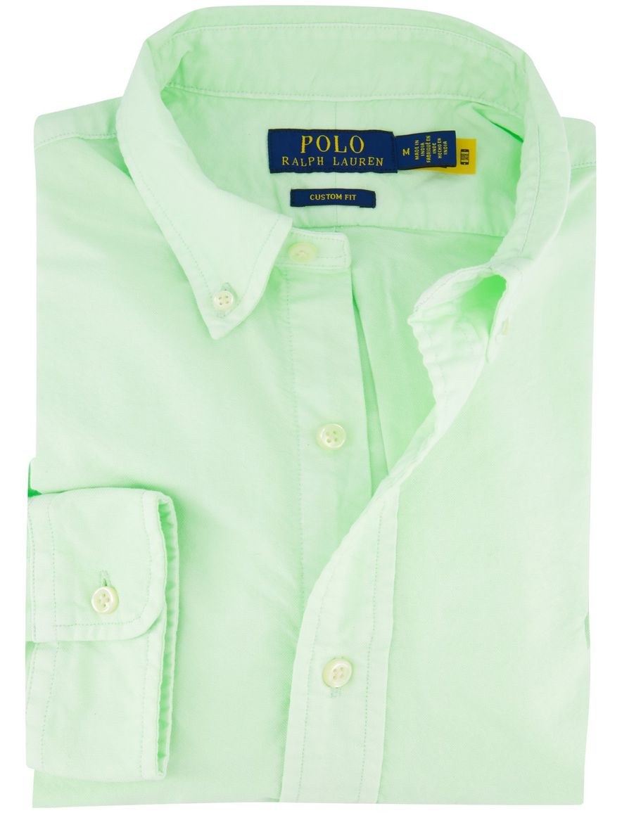 Polo Ralph Lauren overhemd groen custom fit