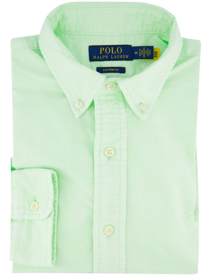 Polo Ralph Lauren overhemd groen custom fit