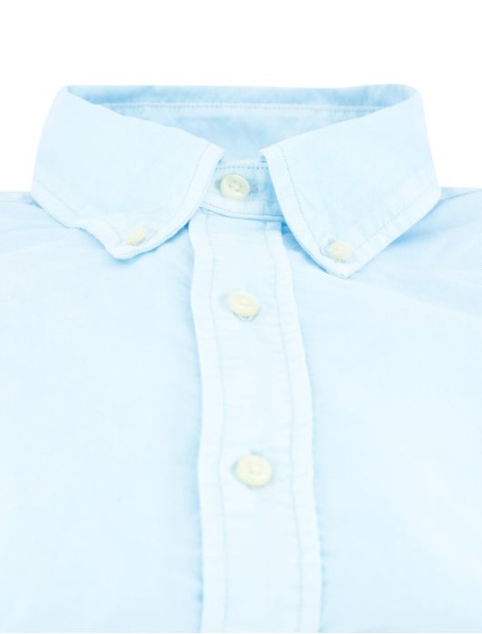 Polo Ralph Lauren overhemd custom fit licht blauw