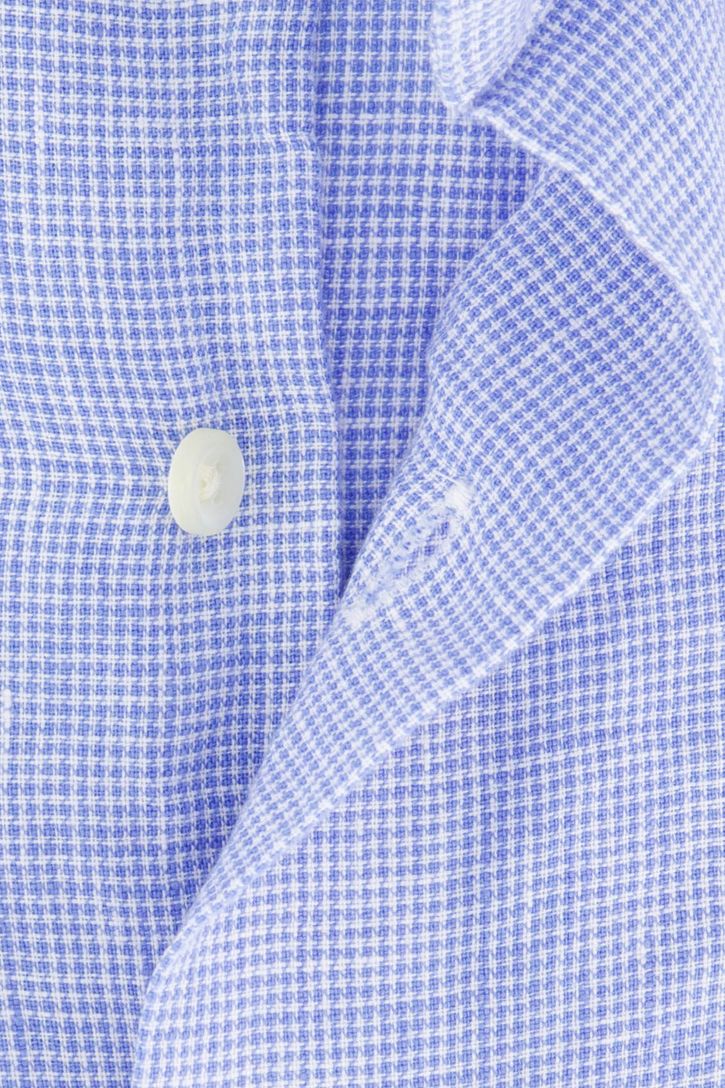 Polo Ralph Lauren Custom Fit overhemd blauw wit linnen