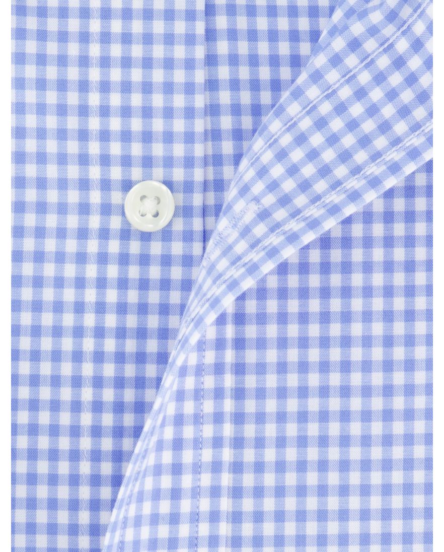 Polo Ralph Lauren overhemd blauw wit geruit slim fit