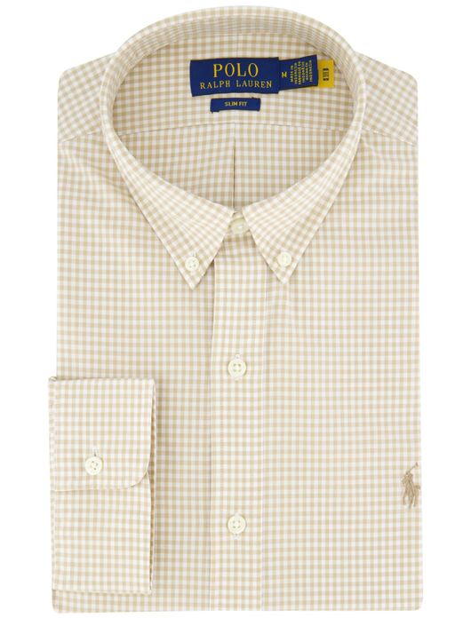 Polo Ralph Lauren overhemd slim fit beige