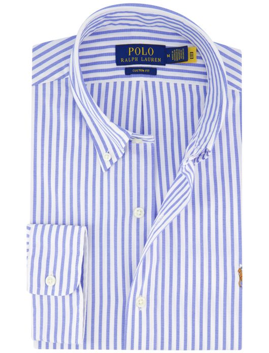 Polo Ralph Lauren overhemd blauw wit gestreept