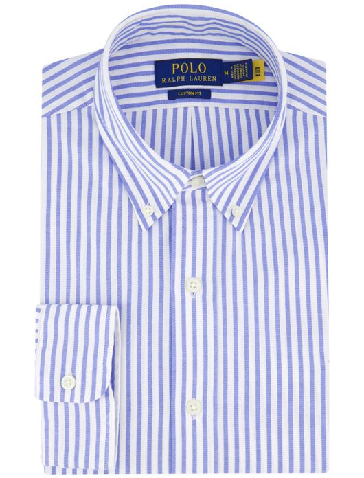 Polo Ralph Lauren overhemd blauw wit gestreept