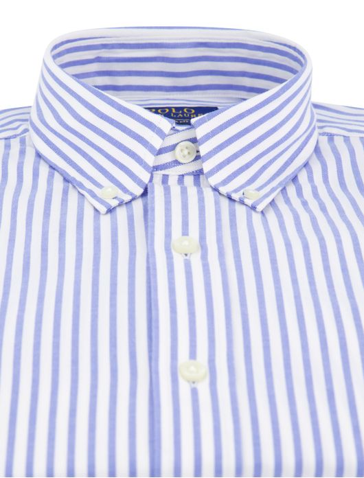 Polo Ralph Lauren overhemd blauw wit gestreept