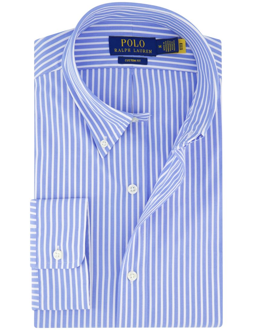 Polo Ralph Lauren blauw wit gestreept overhemd