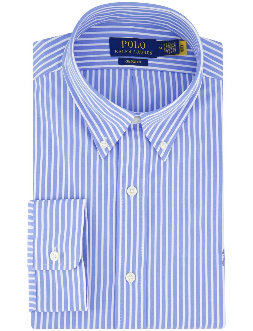 Polo Ralph Lauren blauw wit gestreept overhemd