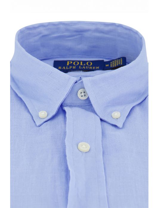 Polo Ralph Lauren overhemd korte mouw blauw