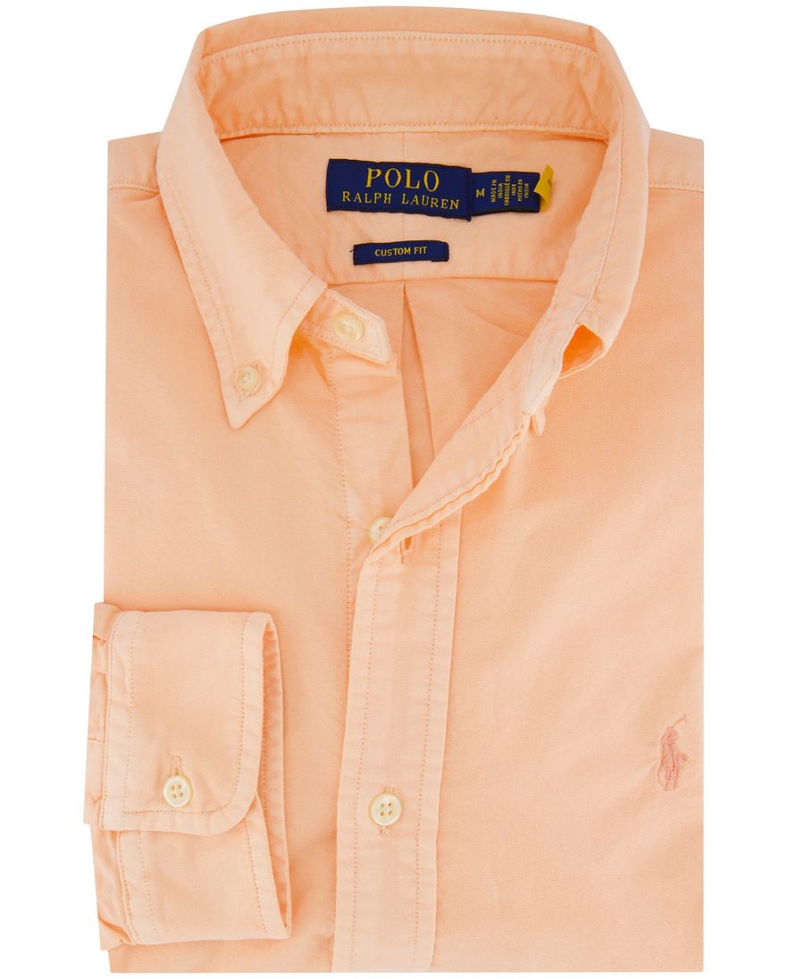 Polo Ralph Lauren sportief overhemd oranje