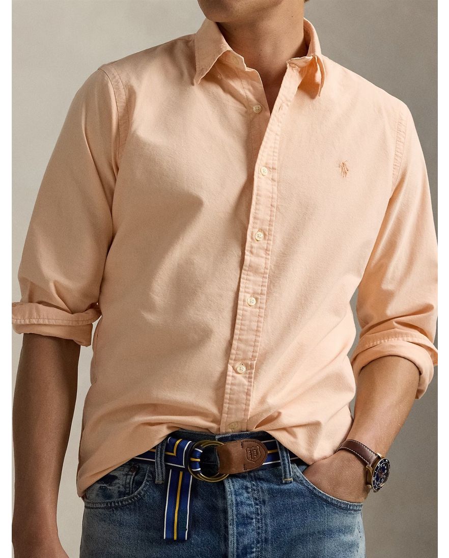 Polo Ralph Lauren sportief overhemd oranje