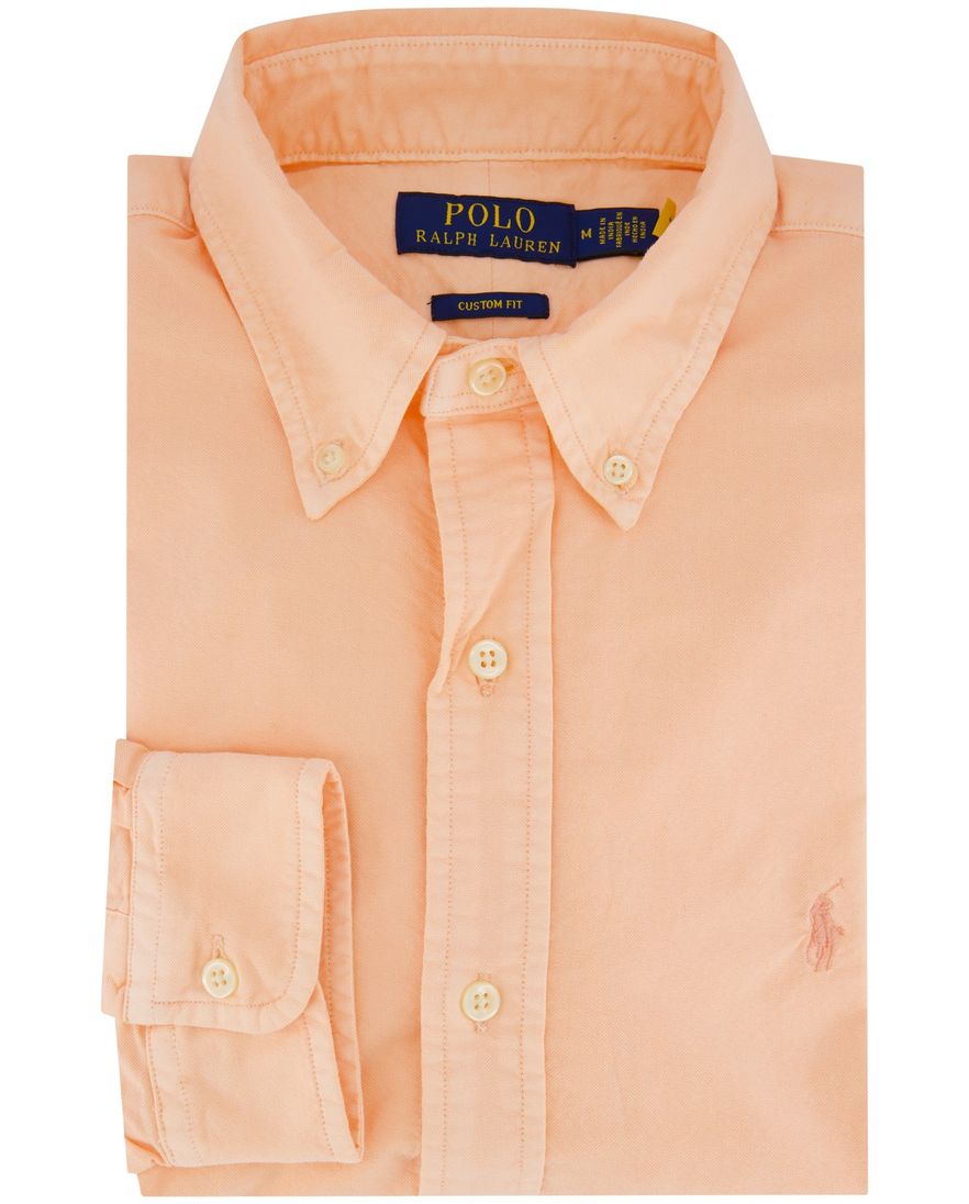 Polo Ralph Lauren sportief overhemd oranje