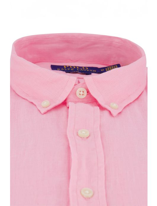 Polo Ralph Lauren overhemd roze linnen