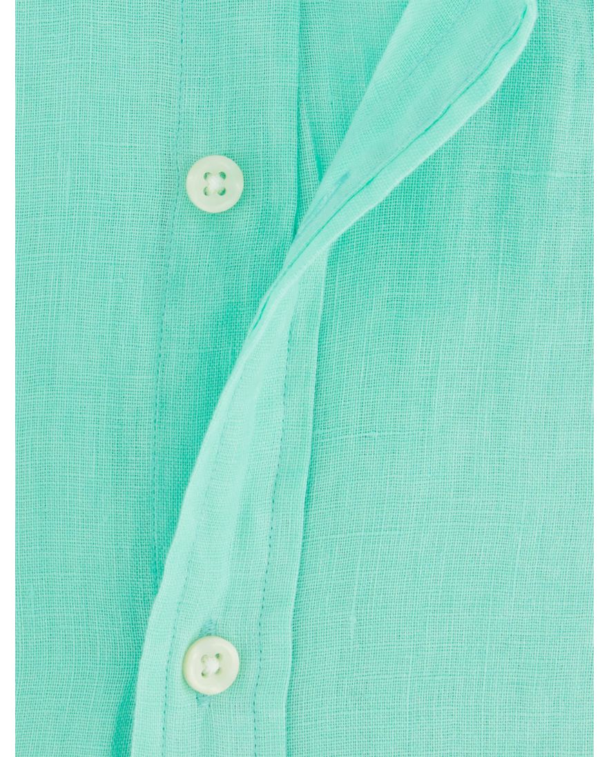 Polo Ralph Lauren overhemd truquoise slim fit linnen