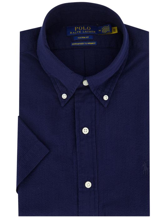 Polo Ralph Lauren overhemd korte mouw navy