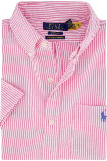 Polo Ralph Lauren Polo Ralph Lauren overhemd korte mouw roze wit