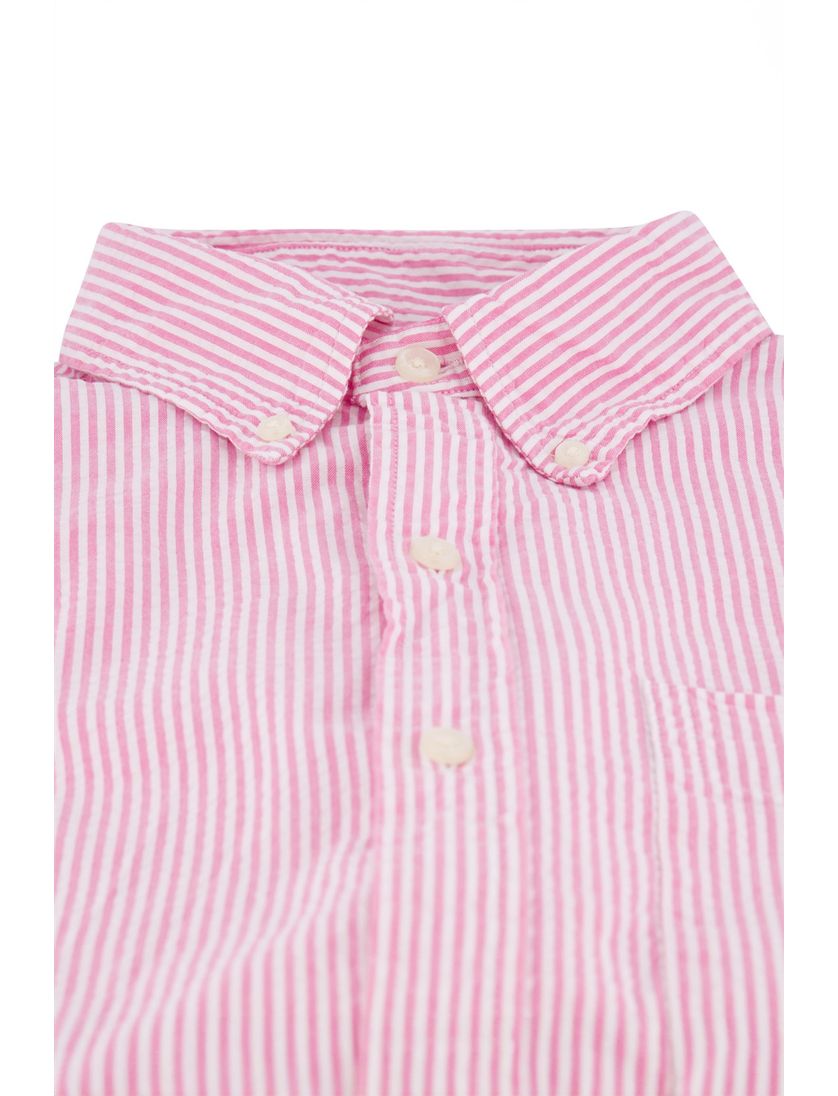 Polo Ralph Lauren overhemd korte mouw roze borstzak