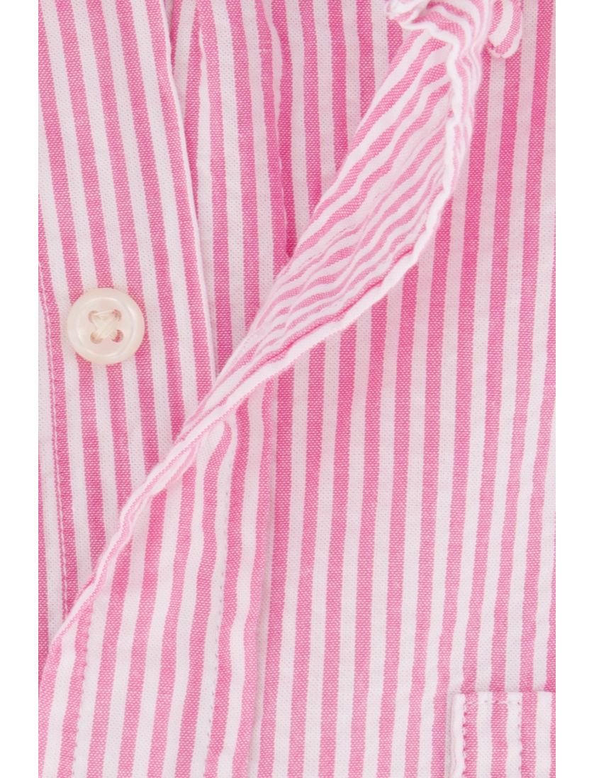 Polo Ralph Lauren overhemd korte mouw roze borstzak