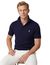 Polo Ralph Lauren knitted polo boord navy met boord