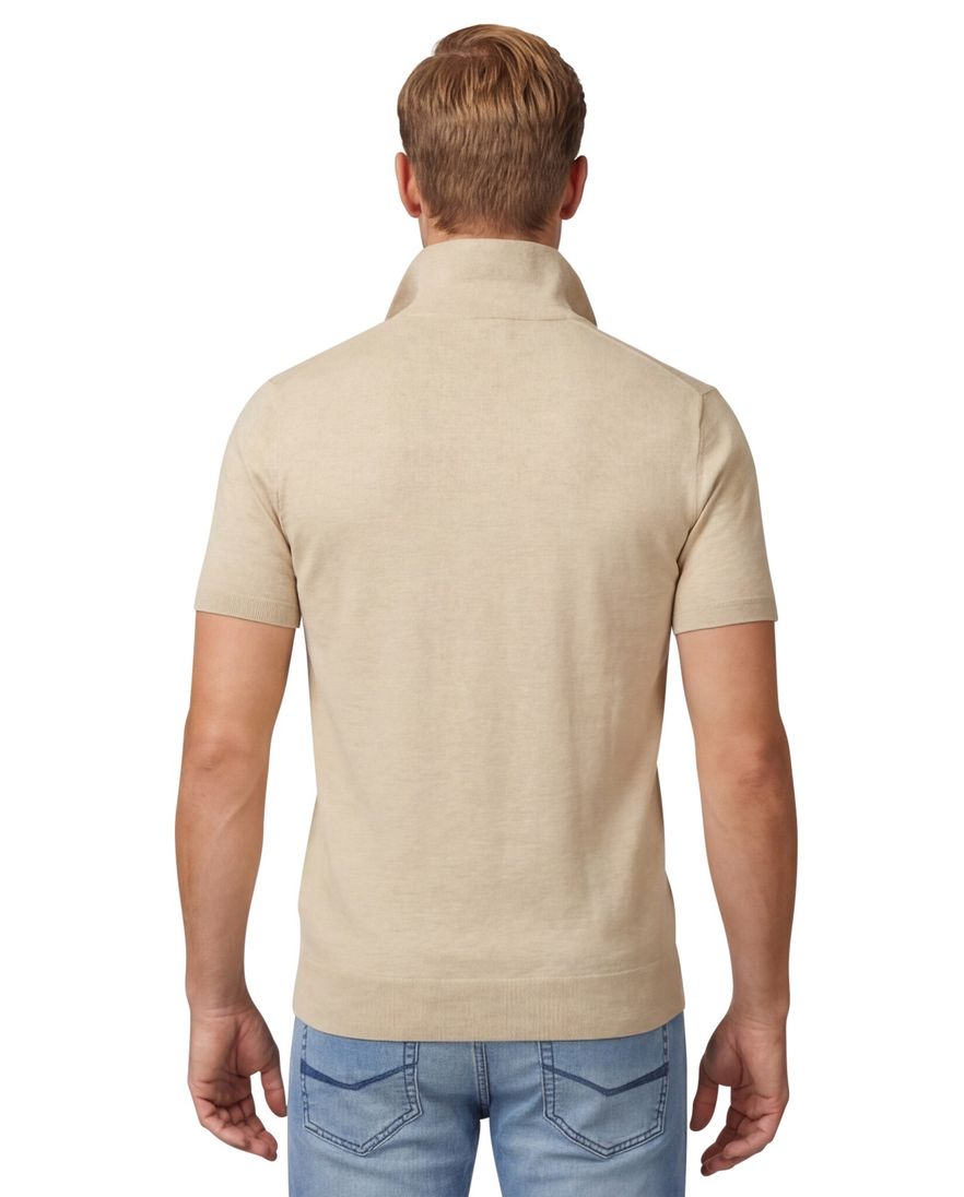 Polo Ralph Lauren knitted polo met boord beige