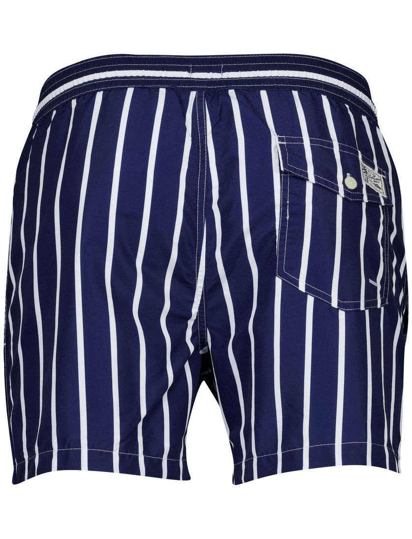 Polo Ralph Lauren zwemshort gestreept donkerblauw