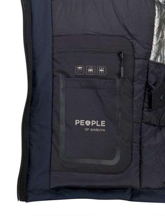 People of Shibuya winterjack donkerblauw