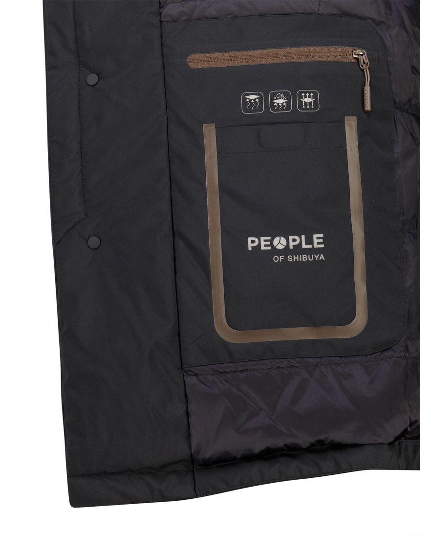 People of Shibuya winterjas zwart