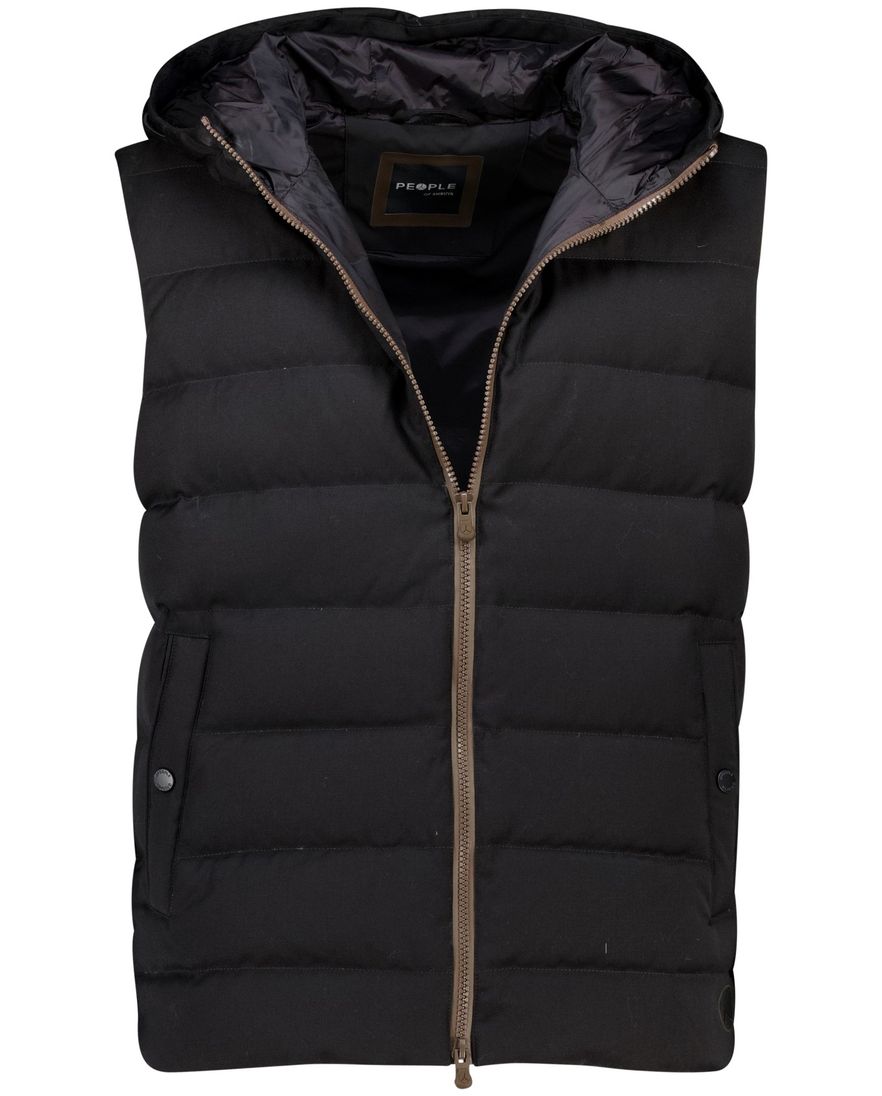 People of Shibuya bodywarmer zwart waterdicht